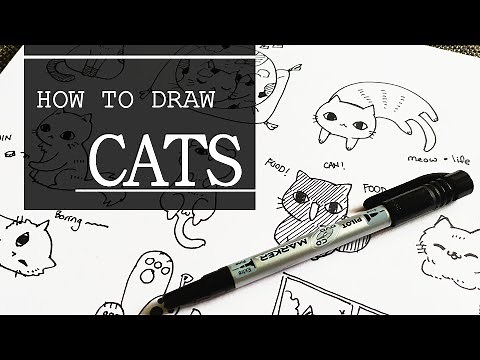 How to draw Cat’s Doodle|Drawing|Simple Doodle|Milly's Doodles