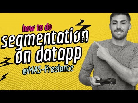 how to do segmentation on datapp. #trainingvideo 1
