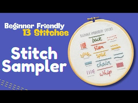 Beginner Friendly Stitch Sampler