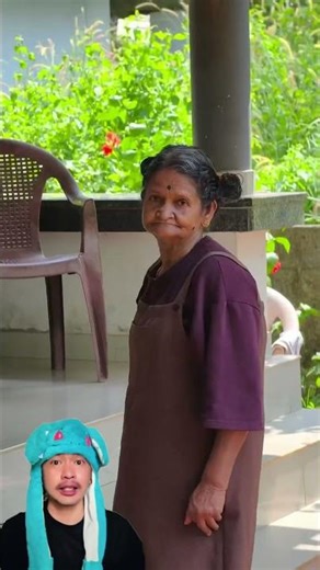 POOR GRANNY WANTED TO WATCH TV BUT GOT KICKED OUT 😭 @ambili_maama #remix #dubbing #trending