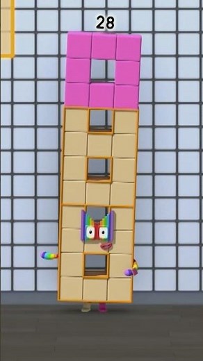 #shorts | Meet Numberblock Twenty-eight! | Counting for Kids | Maths Cartoons | @Numberblocks