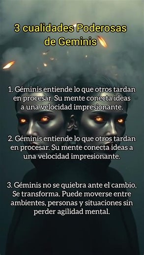 3 Cualidades Poderosas de GEMINIS ♊ #geminis