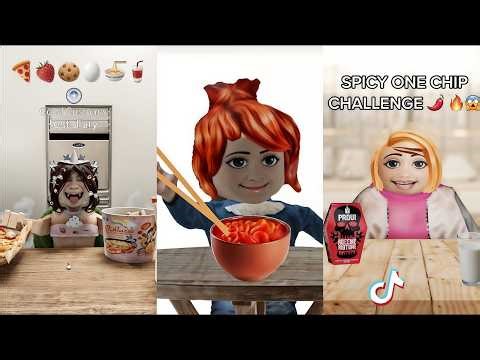 Mukbang Roblox TikTok Compilation 🍜 ASMR Eating Sounds & Funny Moments #28