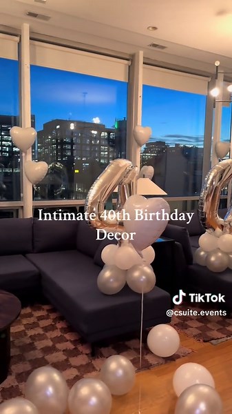 Intimate 40th Birthday Decor Ideas