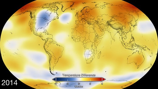 NASA, NOAA Find 2014 Warmest Year in Modern Record - NASA