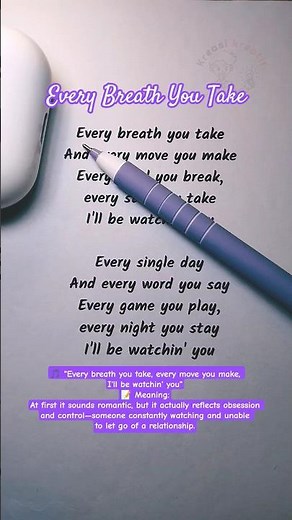Sing Along & Learn English 🎤 | Every Breath You Take (Karaoke)