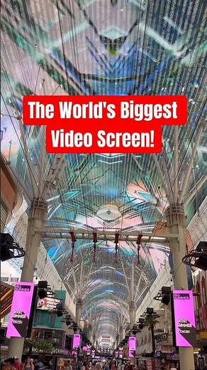 Fremont Street Experience | Amazing LED Canopy Light Show in Downtown Las Vegas 🌟