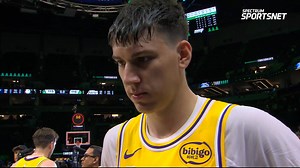 184K views · 9.1K reactions | “We battled, we fought, and we won.” Jake LaRavia with Mike Trudell on Austin Reaves’ game-winner, their bond, and the next man up mentality. | Spectrum SportsNet | Facebook