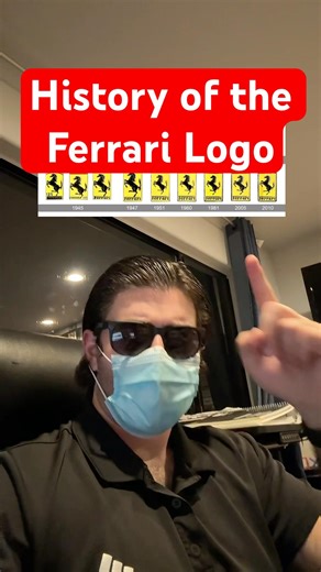 History of the Ferrari Logo #shorts