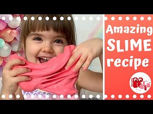 How to make fluffy, stretchy SLIME (NO BORAX SLIME RECIPE)