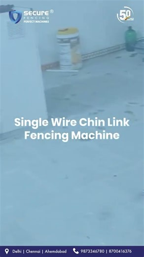 Automatic Grassland Fencing Machine - Secure Chain link fence manufacturing machine #fencingmachine