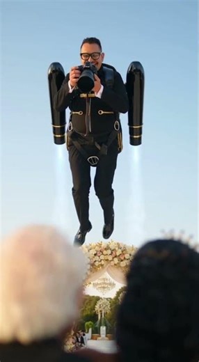 95 Year Old Groom Marries Young Bride While I Photograph on a Jetpack