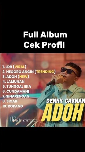 LAGU DENNY CAKNAN TERBARU | LDR | NEGORO ANGIN | ADOH (Full Album) Musik Kerja, Lembur, Perjalanan