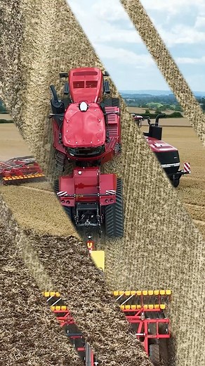 Red Power in action🔴 The Quadtrac 645 delivers outstanding strength and reliability in the field💪 #caseih #quadtrac #redpower | CASE IH
