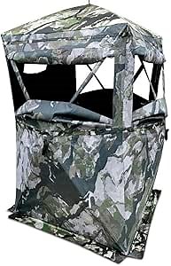 Ameristep Care Taker Kick Out Pop-Up Ground Blind, Premium Hunting Blind