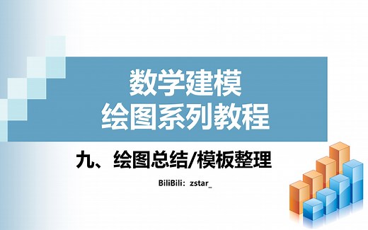 【数学建模绘图系列教程】九、绘图总结/模板整理
