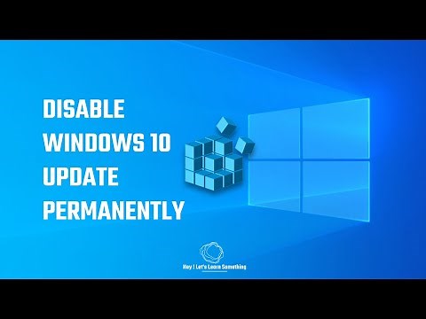 How to disable or stop windows 10 update permanently; easy method using registry? 2022