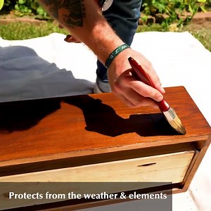 Varathane 1 qt. Sandstone Semi-Gloss Water-Based Exterior Spar Urethane Stain 388143