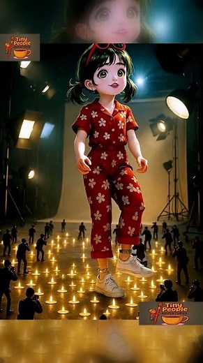 Glamorous Runway Queen Captured by Tiny People Photographers | Stunning Fashion Art #tinypeople