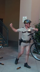 Dangle and his bike have been through a lot. #Reno911 | Reno 911!