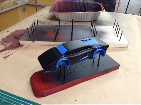 How to make a Lamborghini Pinewood Derby Car