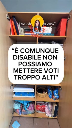 Angela Esposito on Instagram: "Questa frase è in aperto contrasto con lo spirito e la lettera della normativa italiana sull’inclusione scolastica (L. 104/92, D.Lgs 66/2017, D.Lgs 96/2019, per citare i capisaldi) così giusto per… Il voto, per uno studente con disabilità, deve essere coerente con il PEI e con gli obiettivi individualizzati o personalizzati, non con l’etichetta “disabile”. Tradotto brutalmente: NON si valuta la disabilità, si valuta l’apprendimento rispetto al percorso progettato.