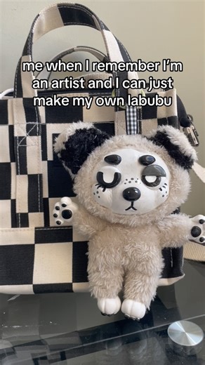 teddy | Made with some model magic clay and a dream… #labubu #artdoll #furry #artistsofinstagram #blindbox #popmart | Instagram