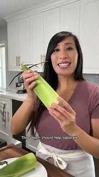Is This the Easiest Way to Shuck Corn?