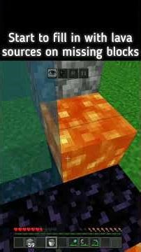 Build a Nether Portal SUPER FAST ⚡ (Speedrun Hack)