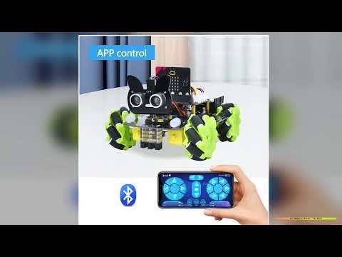Keyestudio Micro bit 4WD Mecanum With Board Robot Car V20 With Python Language Programming System