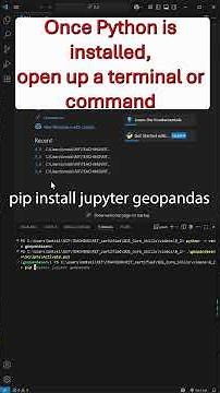 #GeoPandas with #pip in #VSCode: Easy #Python Setup for #Spatial #datascience