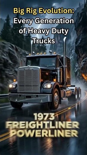 Semi-Trucks: From Classic Haulers to Highway Kings! (Evolution) #automobile #artificialintelligence