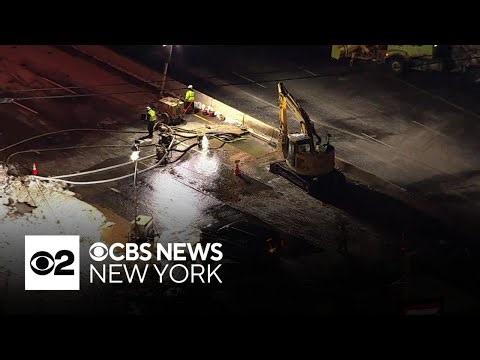 Crews working to repair water main break in New Jersey