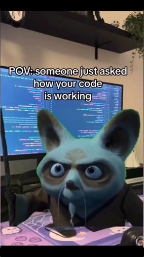 POV Someone asks how your code is working #programming #javascript