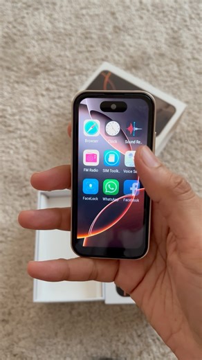 Unbox mini iphone#youtubeshorts #asmr #asmrsounds #iphonepro #miniiphone #unboxingvideo #unboxing