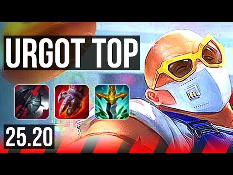 URGOT vs GAREN (TOP) | 7 solo kills | EUW Diamond | 25.20