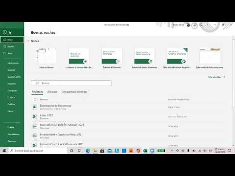 Análisis estadístico de datos en EXCEL