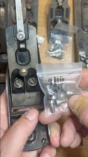 Frog screw sizes for Stanley Bailey bench planes; How to ID the size you need #handplane #stanley