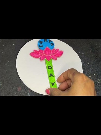 EARTH DAY BOOKMARK (DIY) - , #shorts #earthday, WATCH ITS FULL VIDEO ON OUR CHANNEL