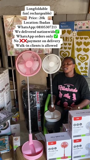 Best Rechargeable Fan for Hot Weather in Ibadan