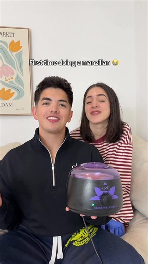 Vinny Vega on Instagram: "she made me do this 😭 #wax #manzilian"