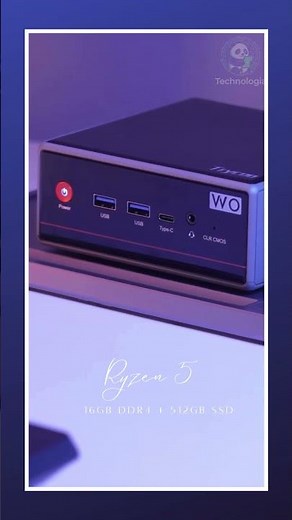 Ryzen 5 5600H Mini PC Review | TRYCOO WO4 Performance Test #gadgetreview #techtech #trycoowo4