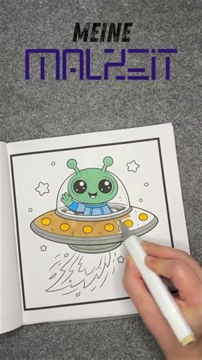 Das Weltall zum Ausmalen. #shorts