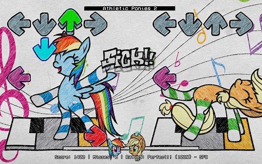 [FNF] Athletic Ponies (Piano Ponies)