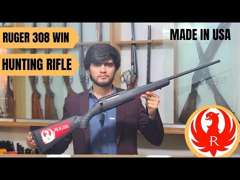 Ruger American 308 win hunting rifle review