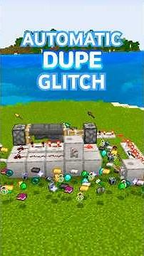NEW WORKING AUTOMATIC DUPE GLITCH v26.0 In Minecraft Bedrock!