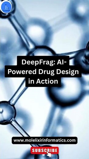 DeepFrag: How AI Designs Better Drugs in Minutes | AI-Powered Drug Discovery #biotech #ai #biology