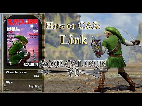 How to make Link (The legend of Zelda) in Soulcalibur VI