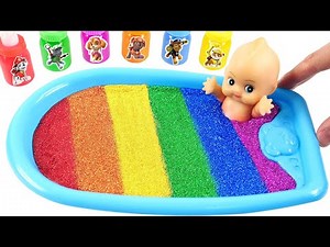 #Satisfying Video l Oddly To Make Rotating-Bathtubs FROM Mix&Mix Slime INTO Funny Pool Cutting ASMR