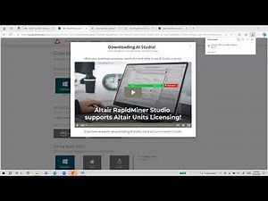 Download dan Install Rapidminer Altair AI Studio 2024